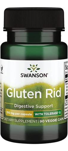 Swanson Gluten Rid Tolerasia Al Gluten 100 Mg 90 Caps