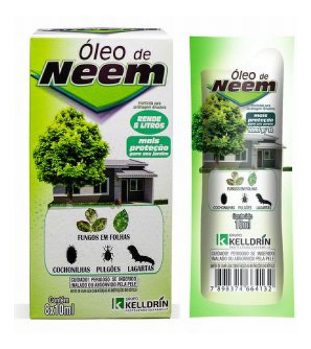 Óleo De Neem Concentrado - Inseticida - Rende 8 Litros