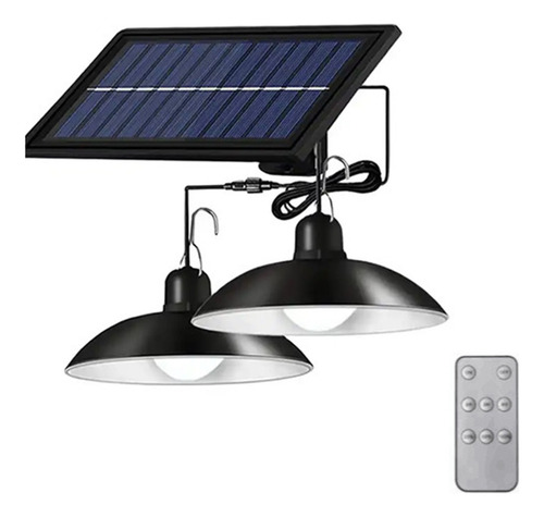 2x Lámpara De Camping Portátil Led Con Energía Solar
