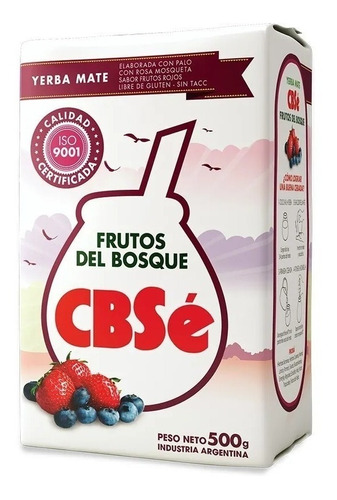 Yerba Cbse Frutos Bosque 500 Grs X 2 Unidades