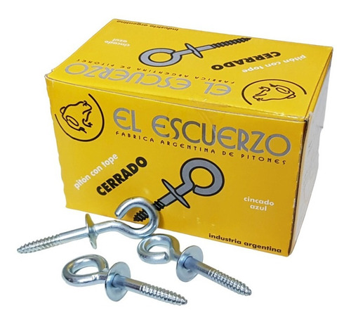 25 Pitones Cerrado Con Tope Nº 10 (para Taco Del 10)