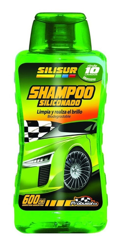 Shampoo Siliconado Silisur Manzana X 600cc Lava Autos