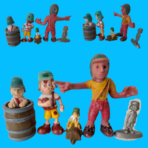 El Chavo Del 8 Figuras 2 Bootleg Y 3 Originales (Usado)