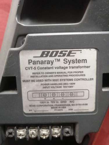 Bose Panaray Par (Usado)