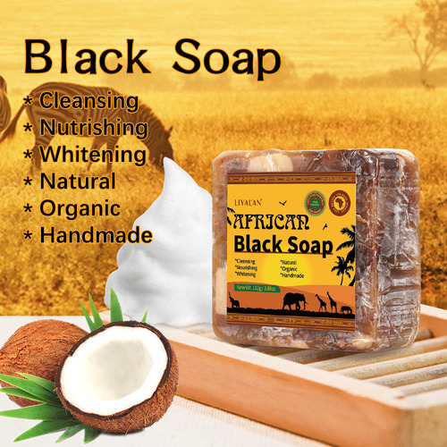 Jabón Negro Africano Jabón De Baño Limpiador Corporal Jabón