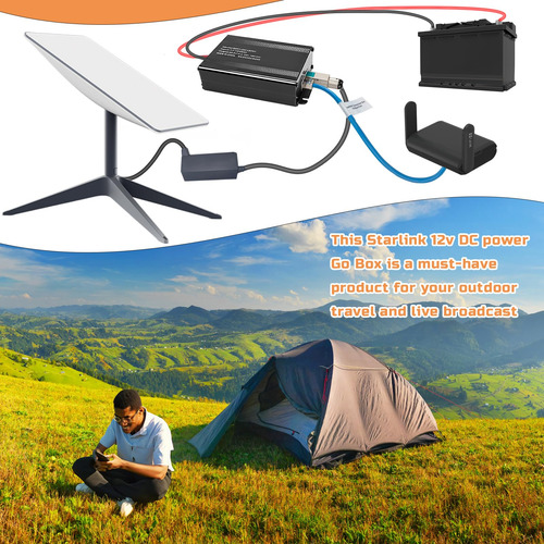 Kit De Conversión Dc, Inyector Poe Pasivo Starlink De 12 V A