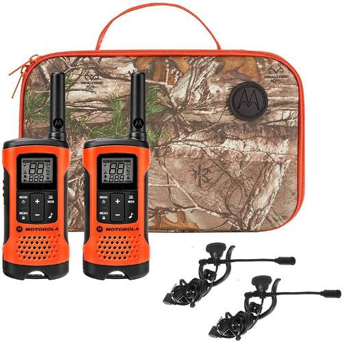 Imagen 1 de 7 de Walkie Talkie Handy Motorola T265 + Manos Libres + Maletin