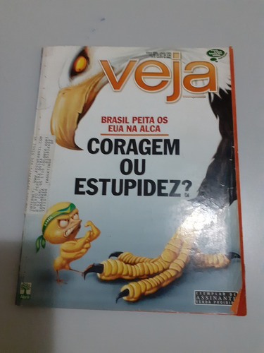 Revista Veja 1824 Brasil Peita Os Eua Na Alca Alvin Toffler 