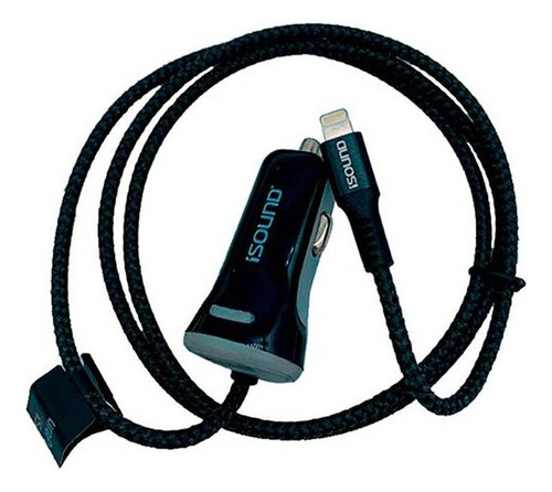 Cargador Auto 12v Cable Ligthning Dura Power Cruis