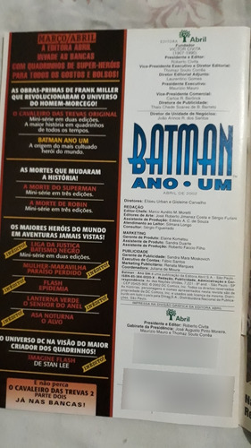 Hq Batman O Cavaleiro Das Trevas 1 E 2 + Ano Um Miller G2