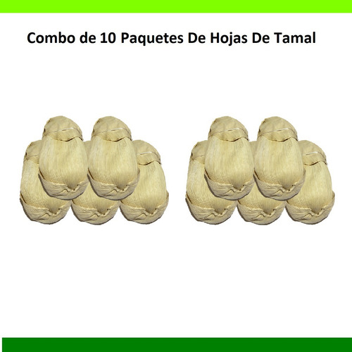 Hojas Para Tamales 10 Paquetes Buena Calidad Medianas
