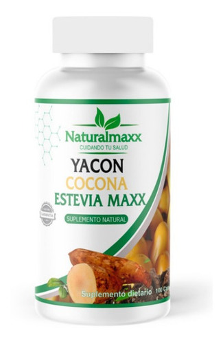 Imagen 1 de 2 de Yacon Cocona Stevia Maxx Naturalmaxx Cuti Cuti 100capsulas