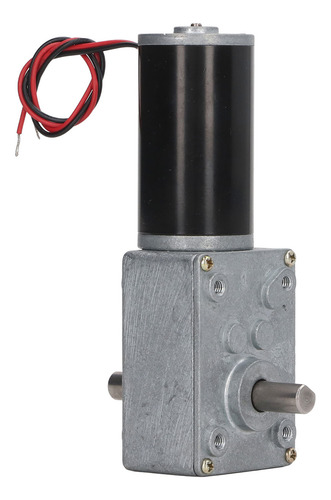 Motor De Engranajes Dc De Doble Eje, 12 V, Autoblocante, Red