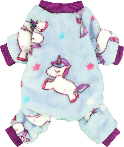 Unicornio Ropa Mascotas Perros Pijamas Abrigo Gato Pjs ...