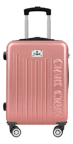 Valija CI&IK XLX-L8-58 38cm de ancho x 56cm de alto x 23cm de profundidad color rose gold