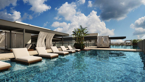 Imagen 9 de 23 de Venta De Departamento En Playa Del Carmen, Singular Dream - 3 Recamaras