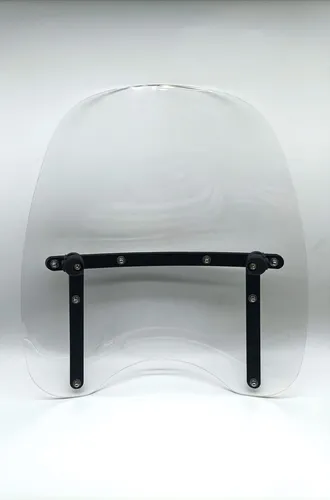 Parabrisas Moto Custom, Universal Con Soportes, Envio Gratis