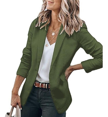 Imagen 2 de 5 de Ropa De Mujer Retro Abrigo De Temperamento Traje Muje