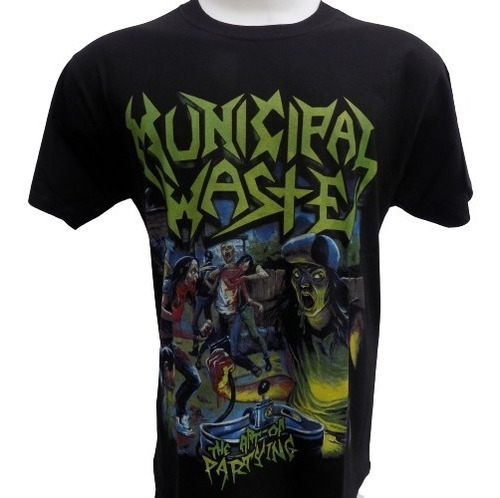 Remera Municipal Waste The Art Of... Rockería Que Sea Rock 