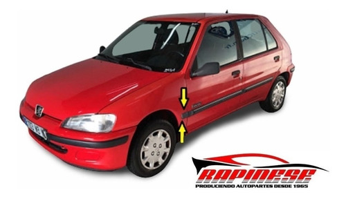 Peugeot 106 5p Bagueta De Guardabarros Delantero Izquierdo