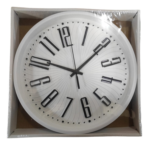Reloj Analogo De Muro Redondo 25cm 
