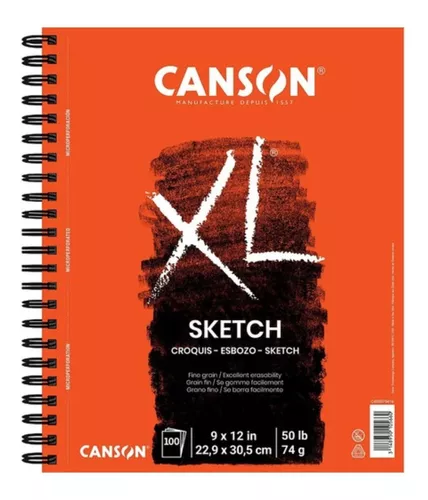 Libreta dibujo Sketch Canson 5.5¨x 8.5¨ 70254 cod. 030674171454
