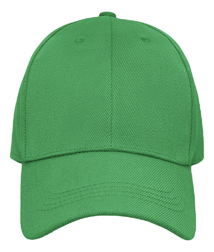 Gorras Acrílico Lisa Mayoreo Bordar Packs 8 10 12 15 20 25 Verde 15 Piezas