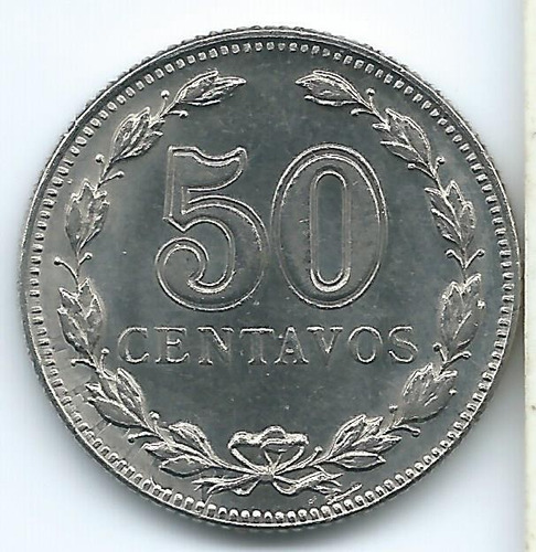 Moneda  De  Argentina  50  Centavos  1.941  Sin  Circular