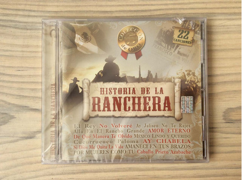 Cd Historia De La Ranchera - Varios Intérpretes (ed. Chile,