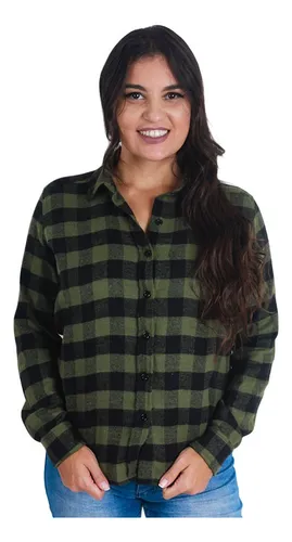 Camisa xadrez feminina no mercado livre sales