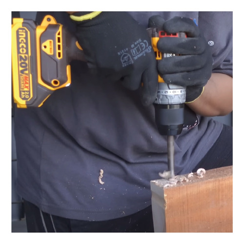 Taladro Atornillador 20v Ingco Brushless Portátil + Extensor