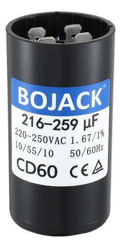 Bojack 216-259 Uf/mfd 220-250 Vac 50/60 Hz Universal Round S