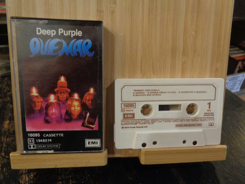 Deep Purple Quemar Cassette Rock