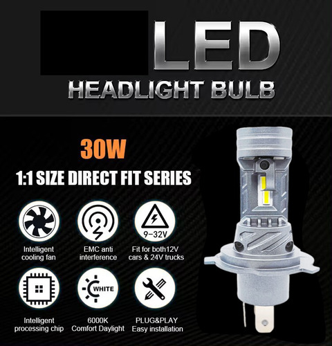 Ampolletas Miniled Premium Csp H19 Plug And Play / Sosegur