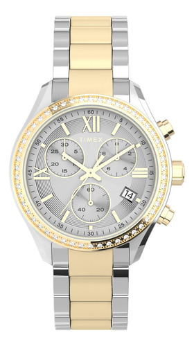 Reloj Timex Para Mujer Tw2v57700ji Cronógrafo Estándar