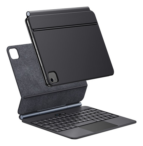 Teclado Y Funda Baseus Con Touchpad Para iPad Pro 11 2024 Color Negro