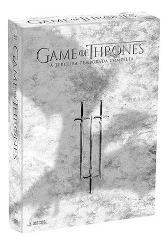 Box Dvd - Game Of Thrones 3ª Temporada (5 Discos)