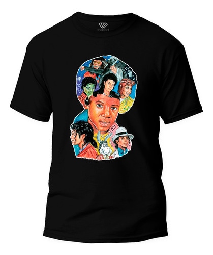 Playera Estampada Michael Personajes Jackson Art   Dtf