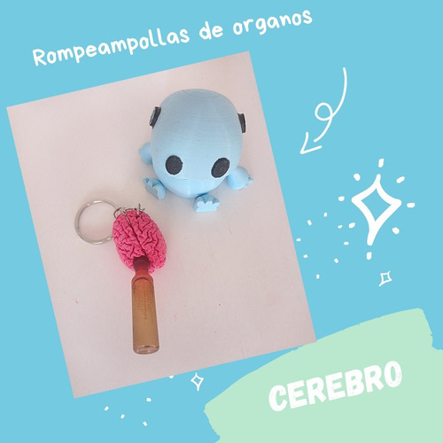 Imagen 3 de 7 de 2 Unidades De Rompe Ampollas Corazón Y Cerebro- Enfermería