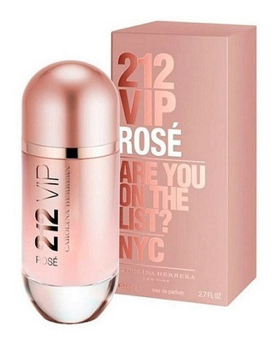 Carolina Herrera 212 Vip Rose 80 Ml Portal Perfumes
