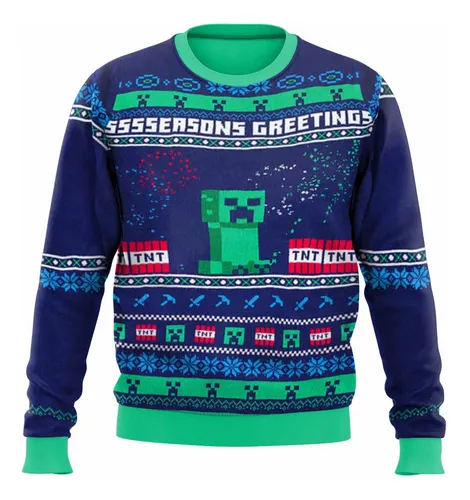 Minecraft xmas jumper deals