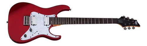 Guitarra eléctrica Schecter SGR Banshee-6 de tilo metallic red con diapasón de palo de rosa