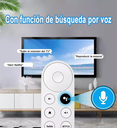Control Remoto G9n9n Voice Air Para Google Chromecast 4k Voz