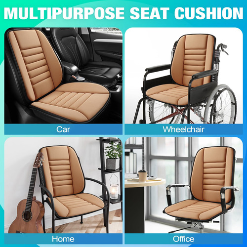Cojín De Asiento Viscoelástico Para Automóvil Y Silla 3 Cm