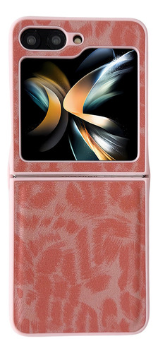Funda Parches Leopardo Para Samsung Galaxy Z Flip 6/5/4/3