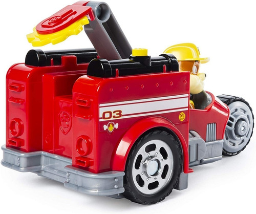 Paw Patrol Carro Bomberos Transformer 2en1 Marshall + Rubble