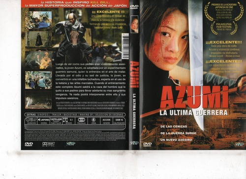 Azumi La Última Guerrera (2003) - Dvd Original - Mcbmi