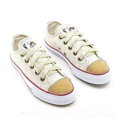 Imagen 2 de 4 de Zapatilla Nene Nena Niños Lona Cordones Jaguar 8174 27-33