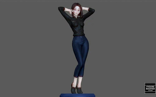 Archivo Stl Impresión 3d - Samsung Girl Sam - Figure Master