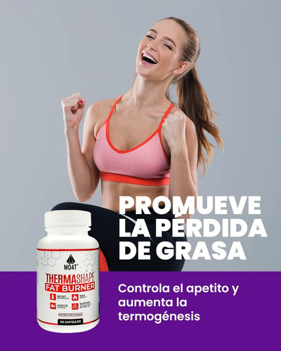 Imagen 6 de 8 de Thermashape Mo4t - Quemador De Grasa